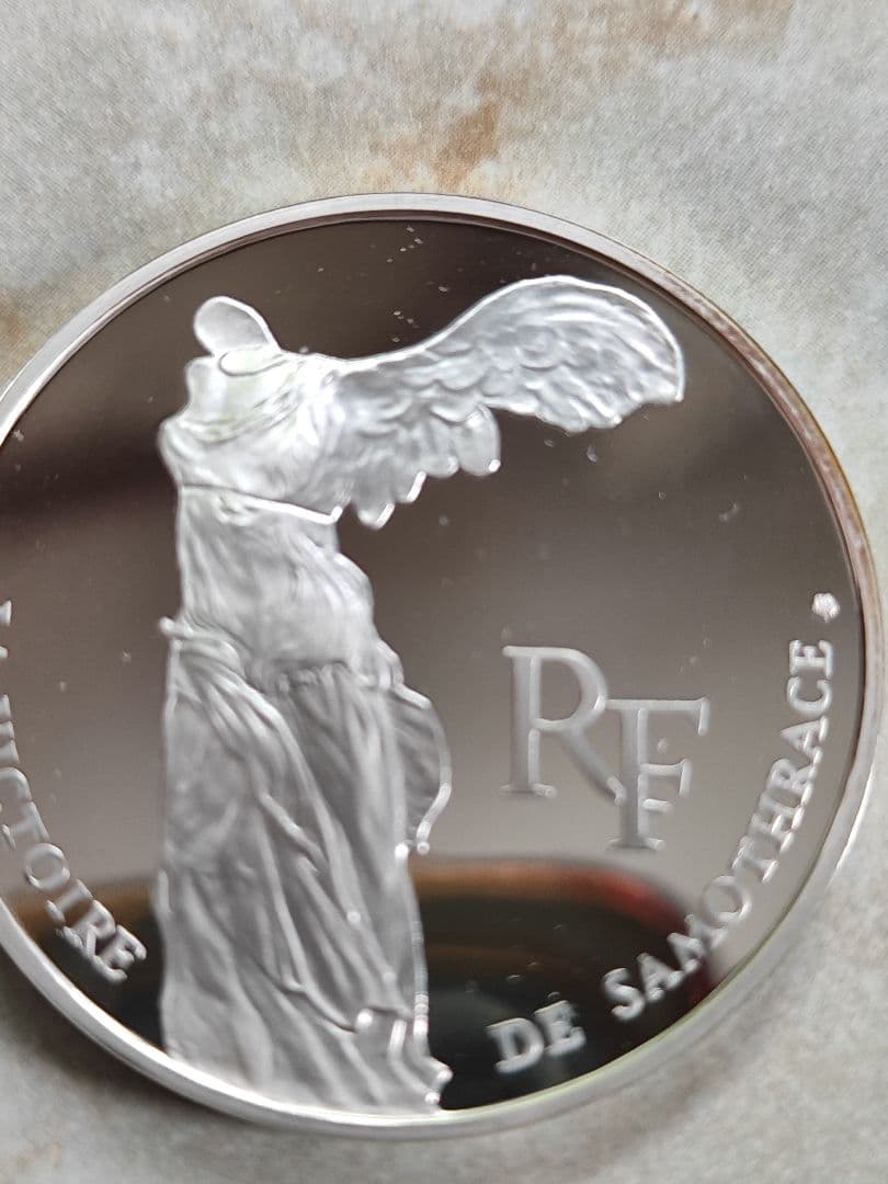 1993年モネドパリ プルーフ銀貨３点セットルーヴル美術館 100フラン