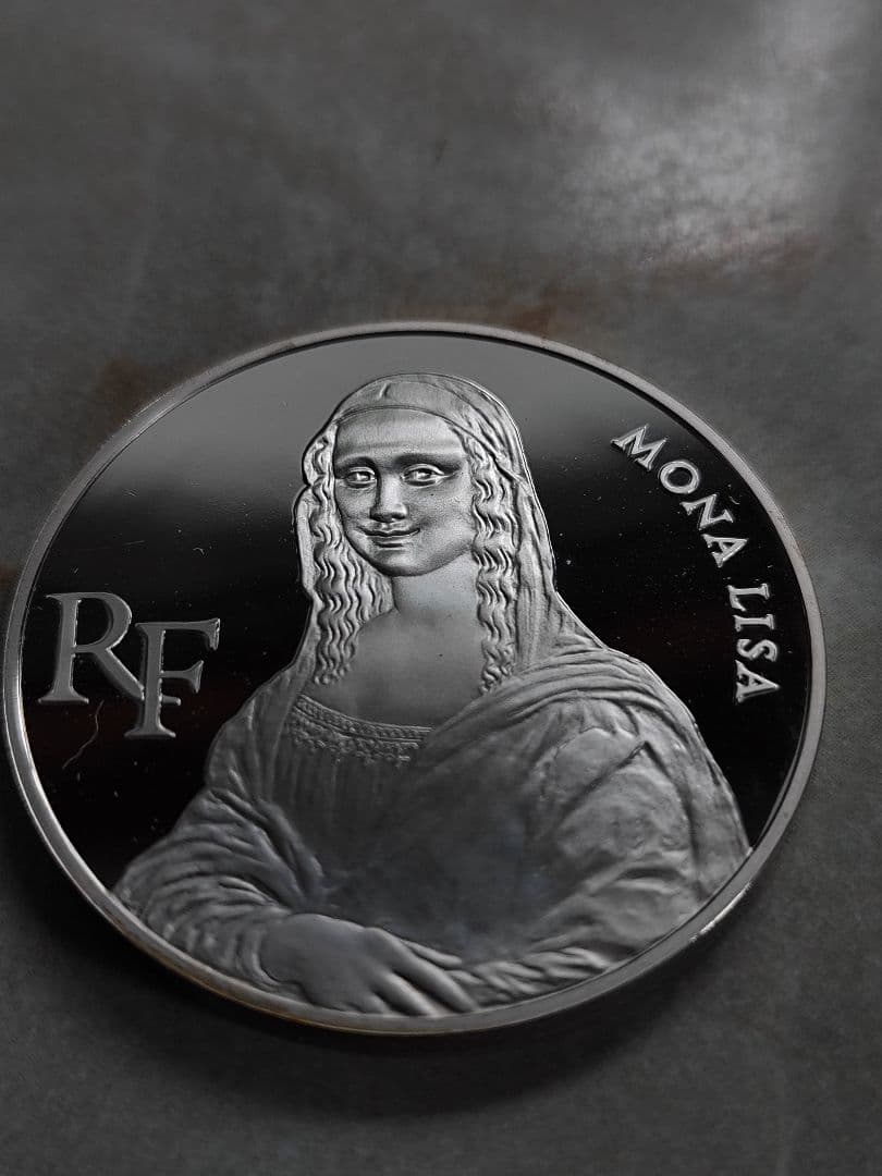 1993年モネドパリ プルーフ銀貨３点セットルーヴル美術館 100フラン