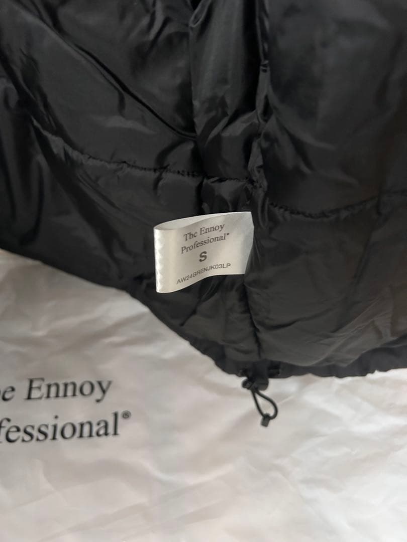 ジャケット・アウター Ennoy PROFESSIONAL PADDED SETUP BLACK