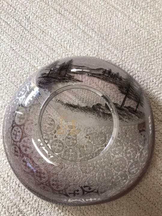 ドーム　風景とロレーヌ十字文鉢　お値下げ‼️