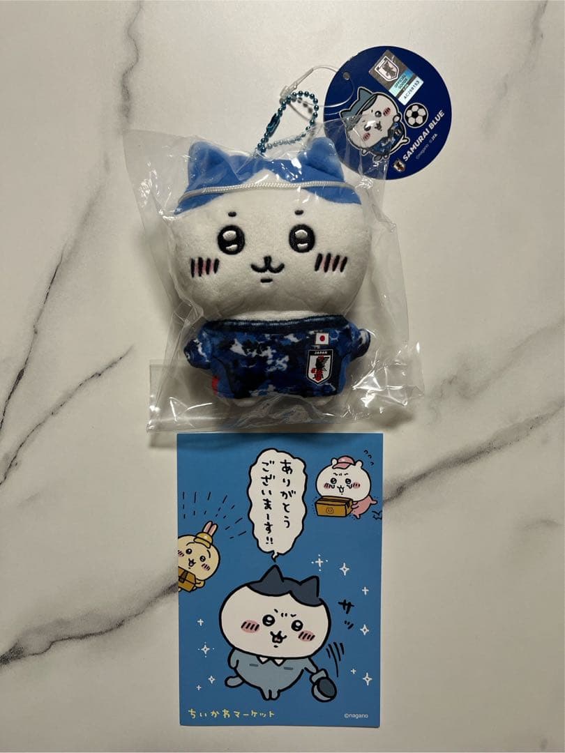 ちいかわ ぷちミニマスコット ハチワレ サッカー 日本代表ver. レア