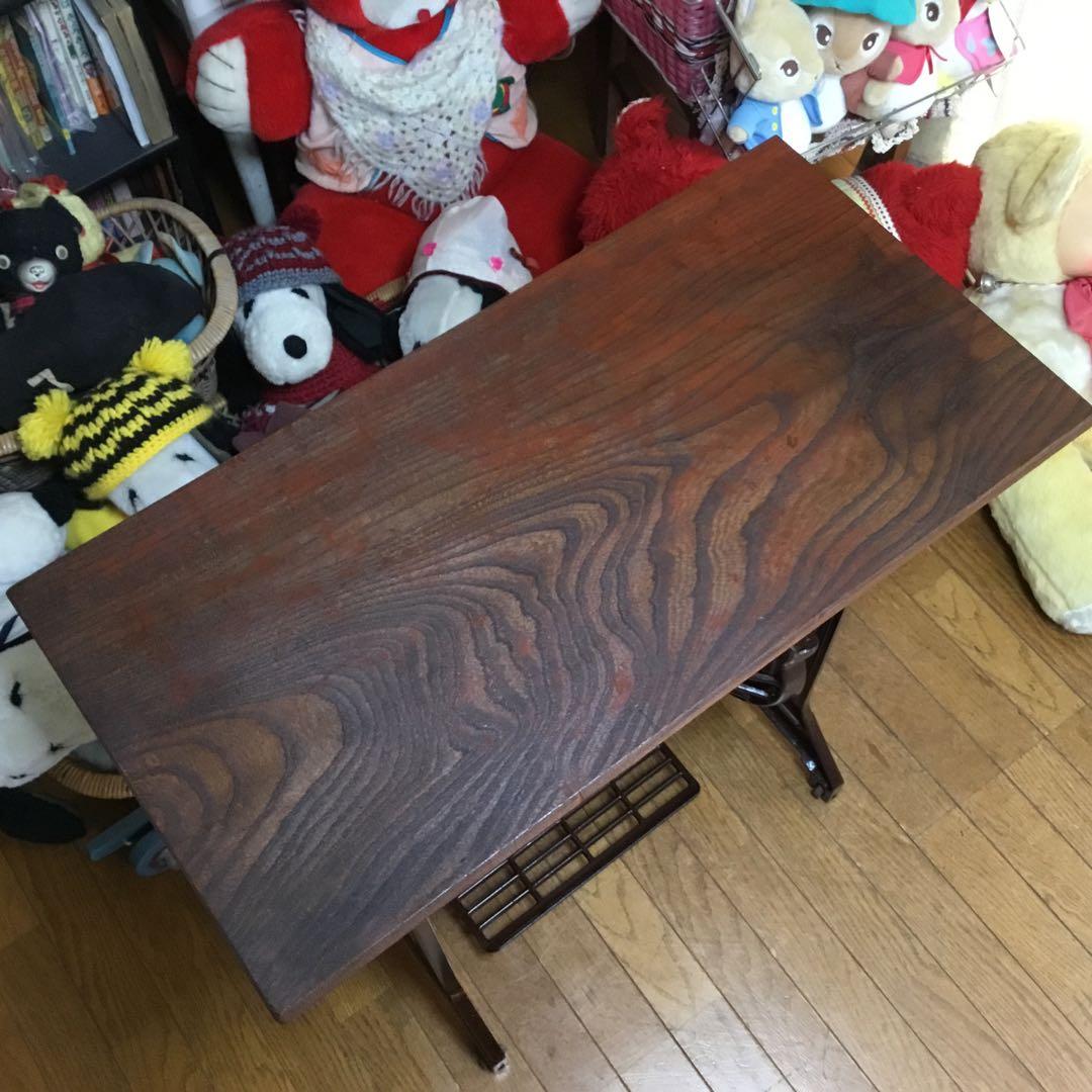※アンティーク※ RICCAR足踏みミシン脚のテーブル　アイアン