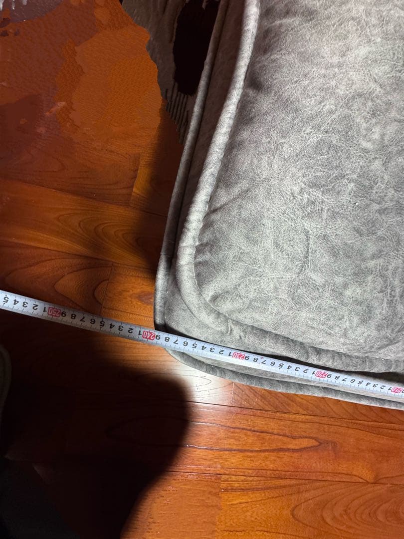 L字型ファブリックカウチソファセット