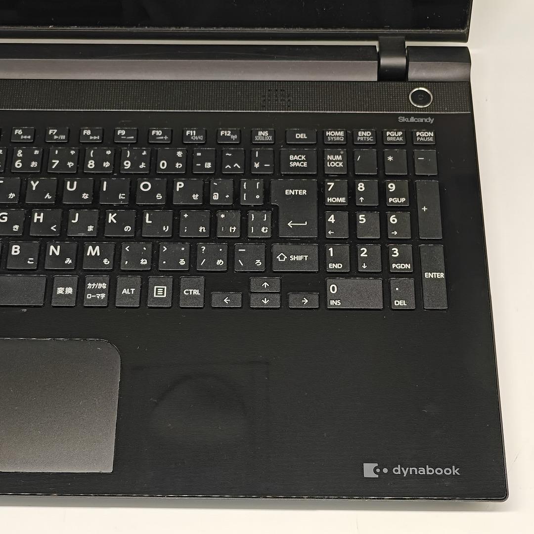 【東芝】T75 高性能i7 SSD256GB 8GB ブラック ノートPC