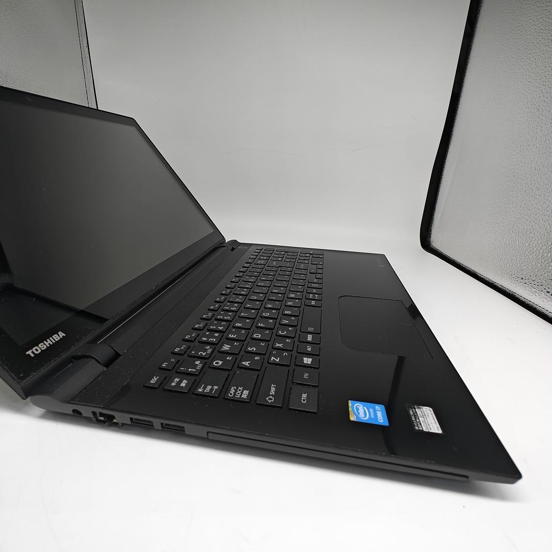 【東芝】T75 高性能i7 SSD256GB 8GB ブラック ノートPC