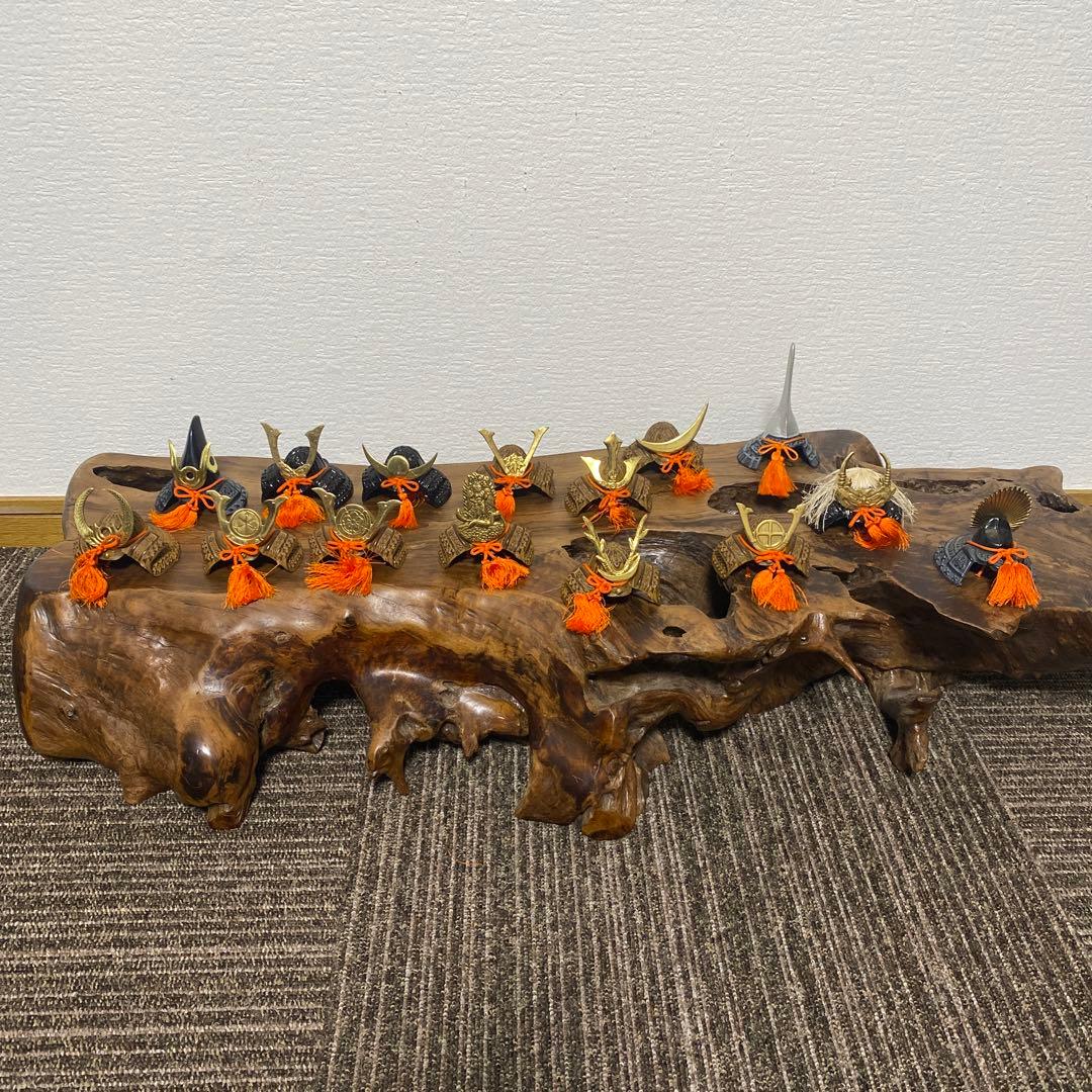 豆兜15点セット　戦国武将　兜