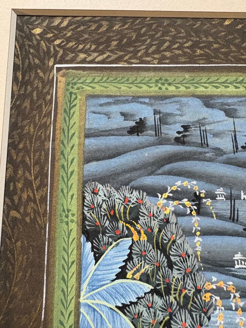 インドミニアチュール　手書き　細密画