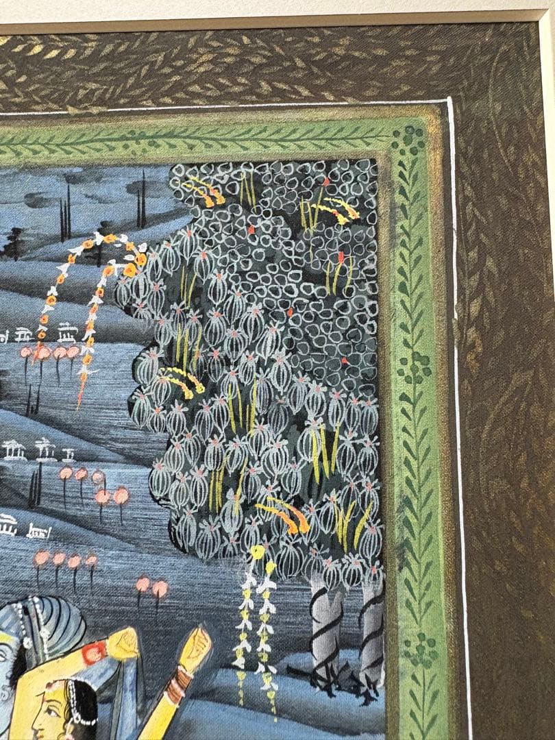 インドミニアチュール　手書き　細密画