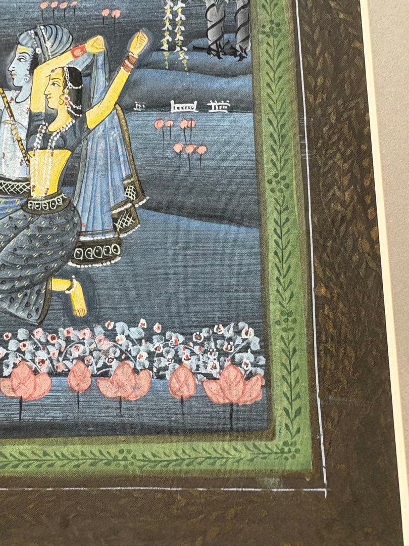 インドミニアチュール　手書き　細密画