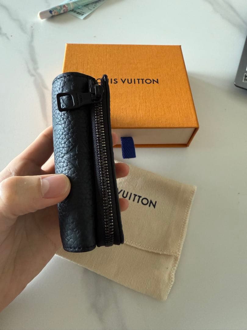 けけさん専用LOUIS VUITTON ブラック 三つ折り財布
