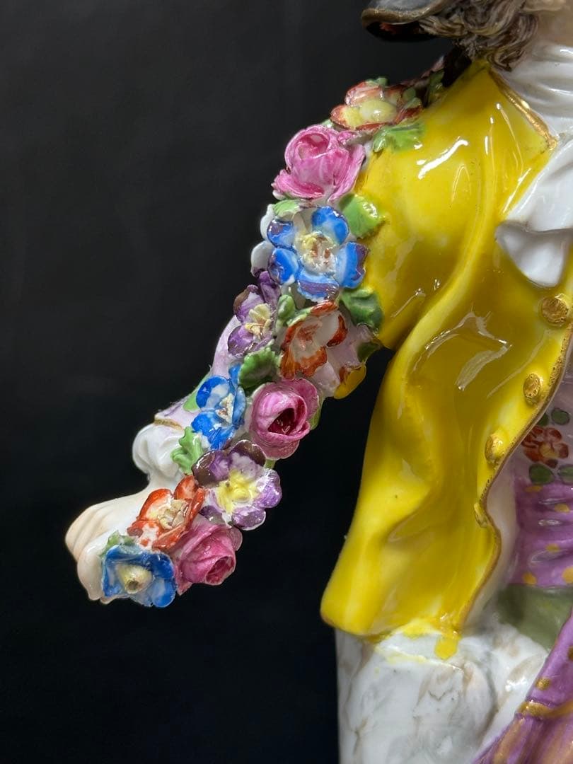 マイセン　ガーデナーの恋人たち　高さ17cm トエカ　東ゆ7-0317⭐︎2F