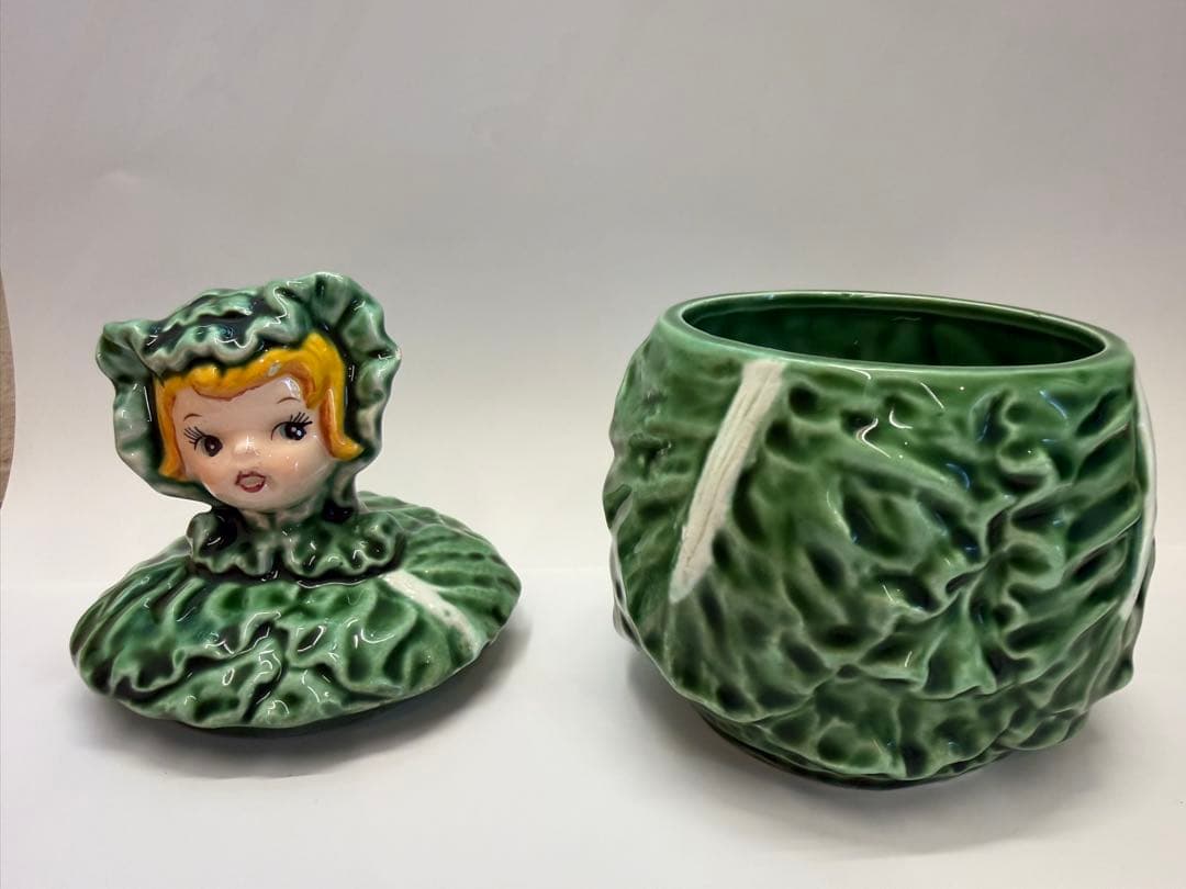 Lefton Cissy Cabbage Cuties シュガーポット 未使用