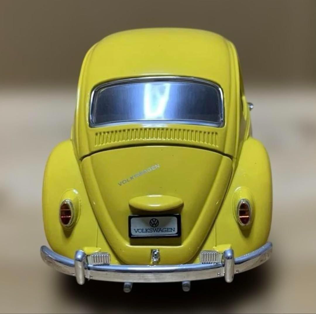 ミニカー　1/18 VW　フォルクスワーゲン　ビートル　1967　イエロー