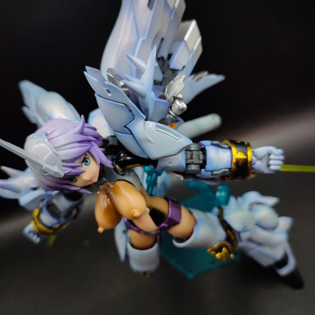 ミキシング塗装完成品　高機動強襲　白銀塗装　美プラ