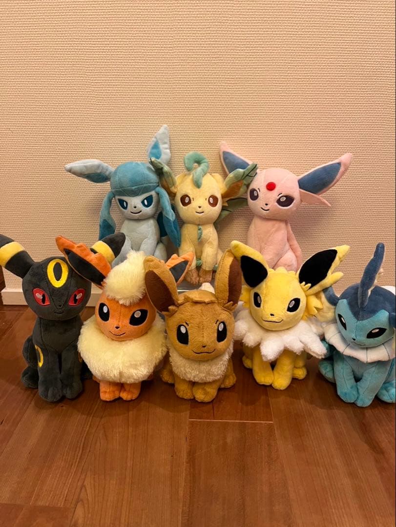 ポケモン イーブイ 進化系8体セット ぬいぐるみ