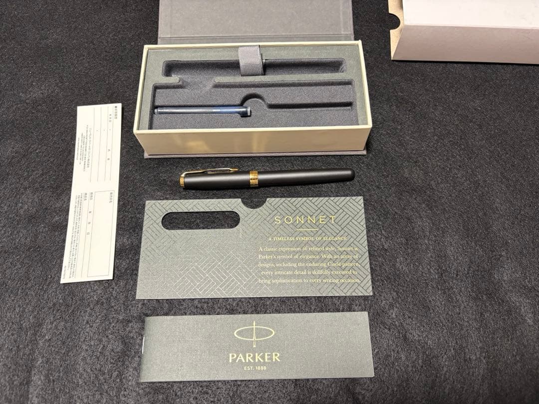 PARKER SONNET 万年筆　マッドブラックGT ギフトボックス　未使用