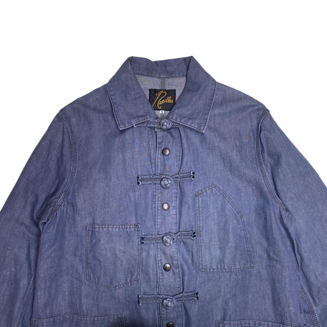 ニードルス　チャイナジャケット　カバーオール　コットンリネン
