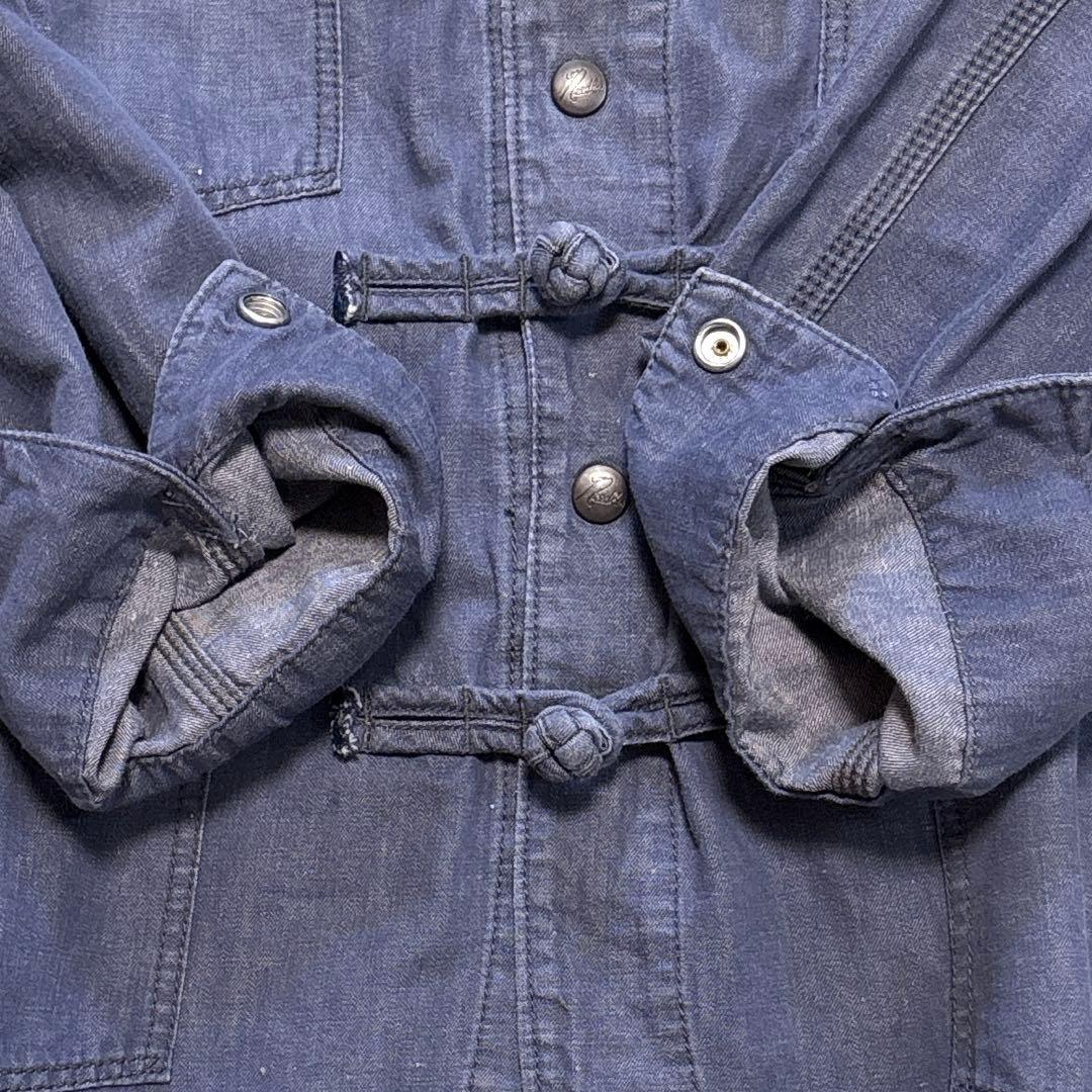 ニードルス　チャイナジャケット　カバーオール　コットンリネン