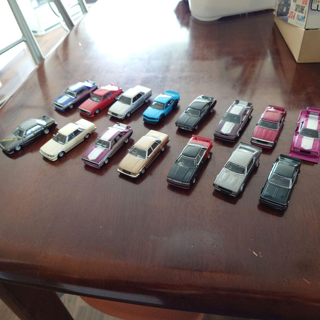 優奈グラチャンコレクションミニカー54台セットとグラチャンステッカー