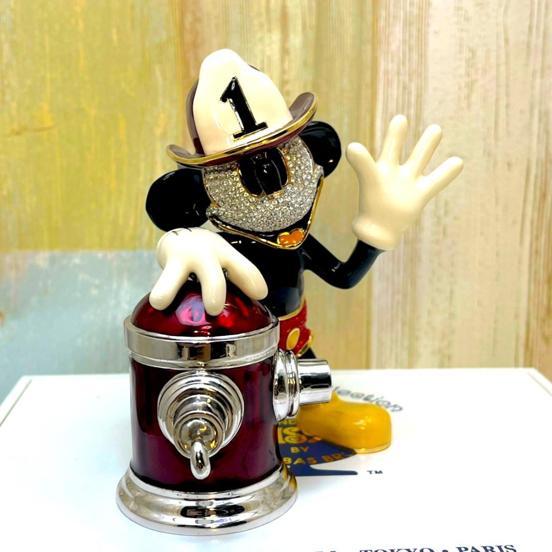 定価11万円レア★ミッキーの消防隊 アリバス・ブラザーズ スワロフスキー
