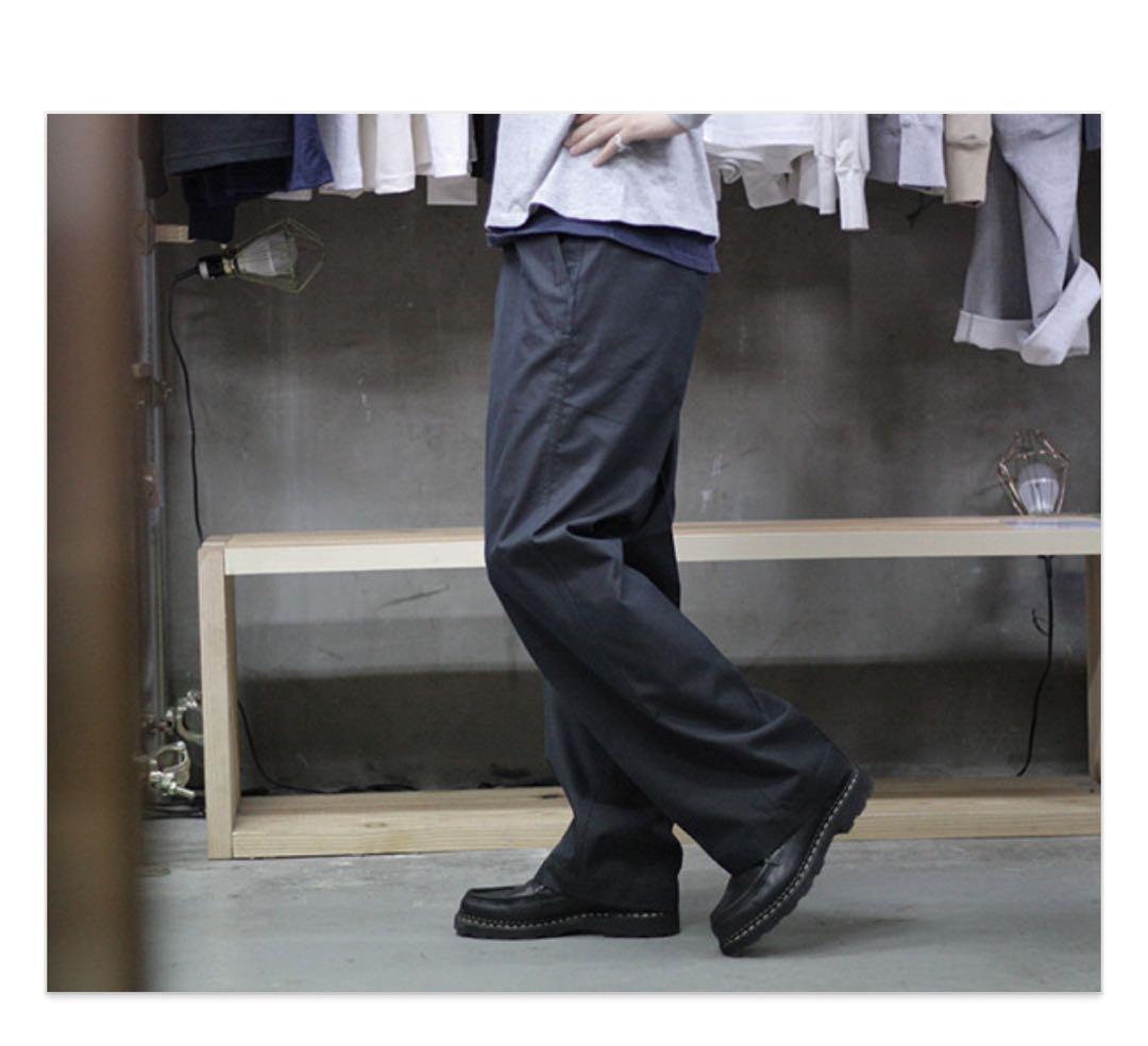 パンツ AURALEE cotton wide pants