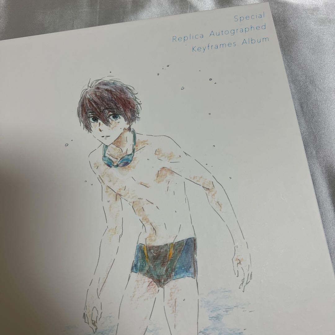 希少◆ハイスピ　橘真琴　色紙　Free! 複製原画色紙　ケース付き！
