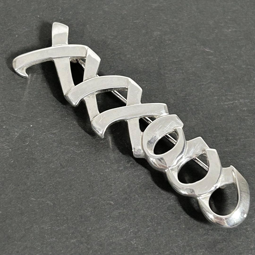 ティファニー ブローチ ラブ&キス シルバー925 ピンバッチ 5.5cm