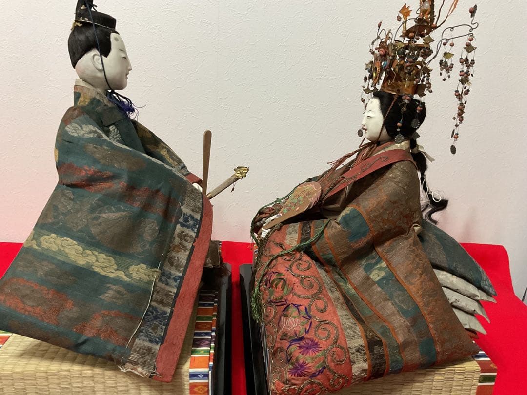 く*み様 最終値下げ　大型　親王飾り　江戸時代後期　享保雛　古今雛　　雛人形　お
