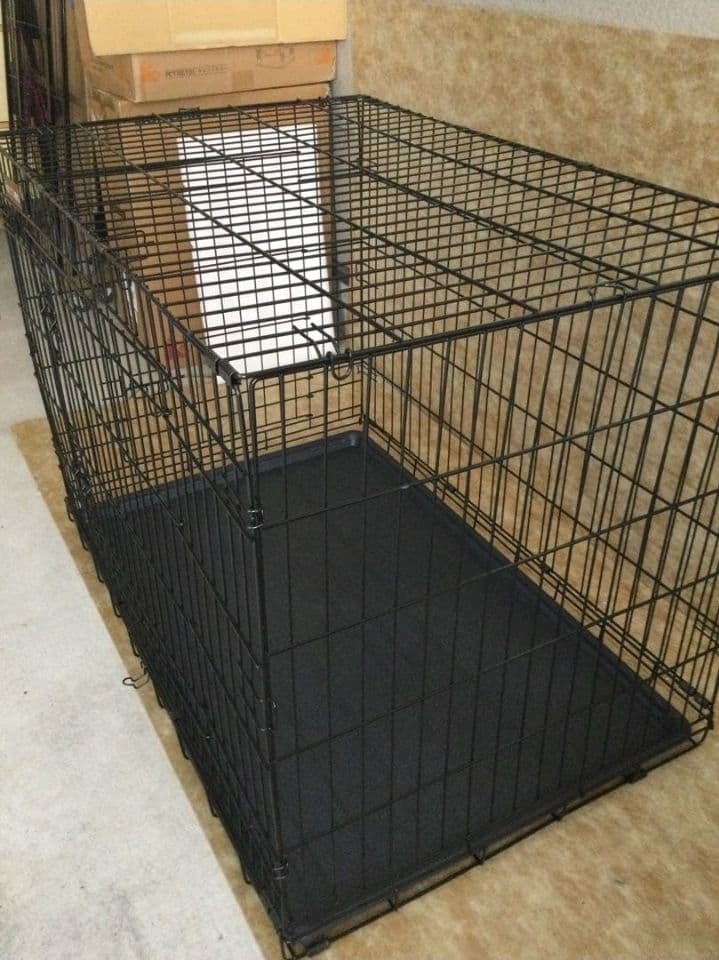 ペットケージ折り畳み式持ち手付き107x70x77.5cm室内外兼用 トレー付き