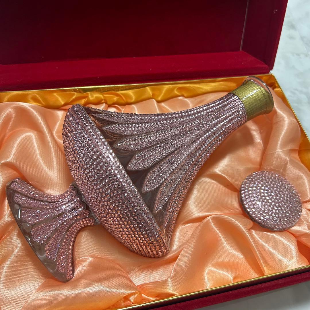 ブルー　K9 クリスタルデキャンタ トラディション スタイル　ブランデー　空瓶