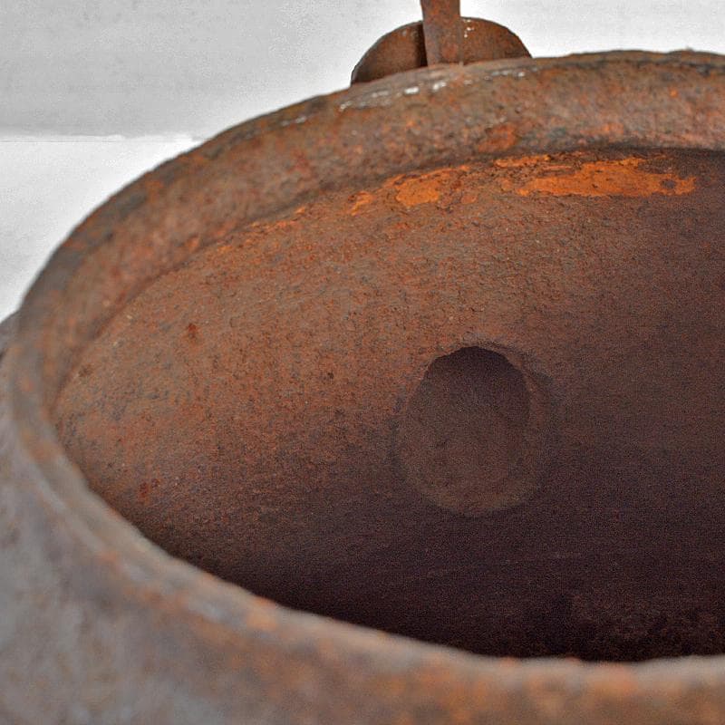 煎茶道具　手取釜　鉄瓶　鉄釜　時代箱付　C　R7077B