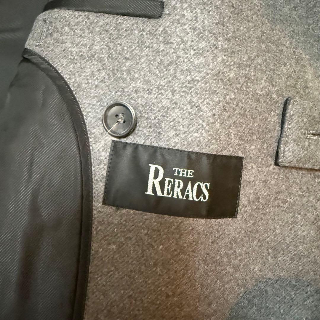 美品　ザリラクス　メルトンチェスターコート　グレー　38サイズ