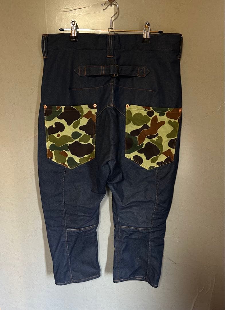 ジュンヤワタナベ　コムデギャルソン　クロップド丈　サルエルデニムパンツ