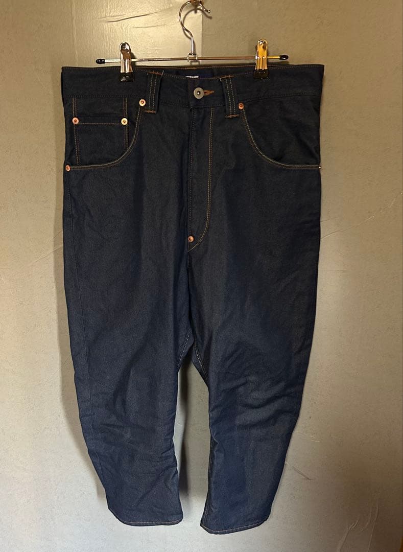 ジュンヤワタナベ　コムデギャルソン　クロップド丈　サルエルデニムパンツ