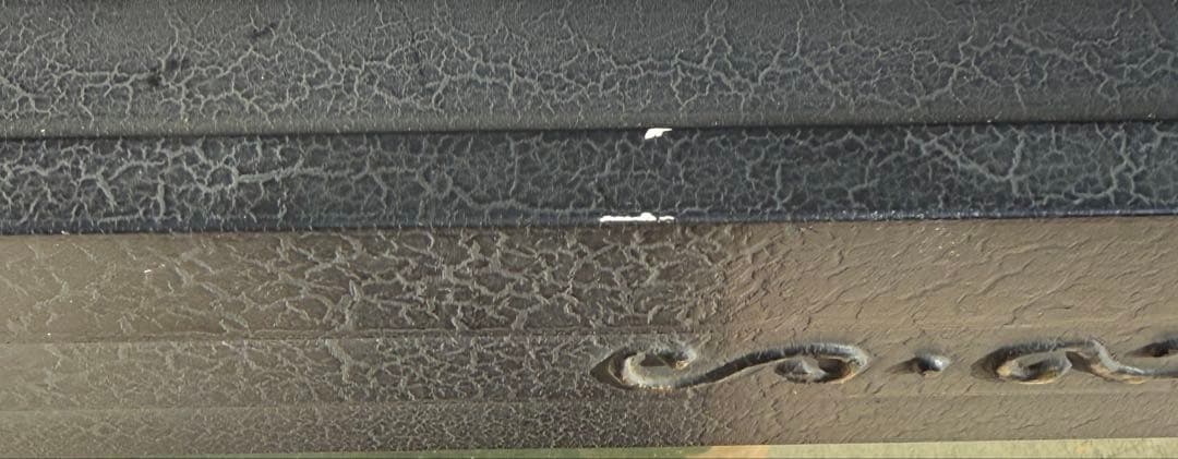 6Pサイズ アンティーク調黒い装飾的な額縁 前面ガラス＆黄色袋＆供箱付き1/6