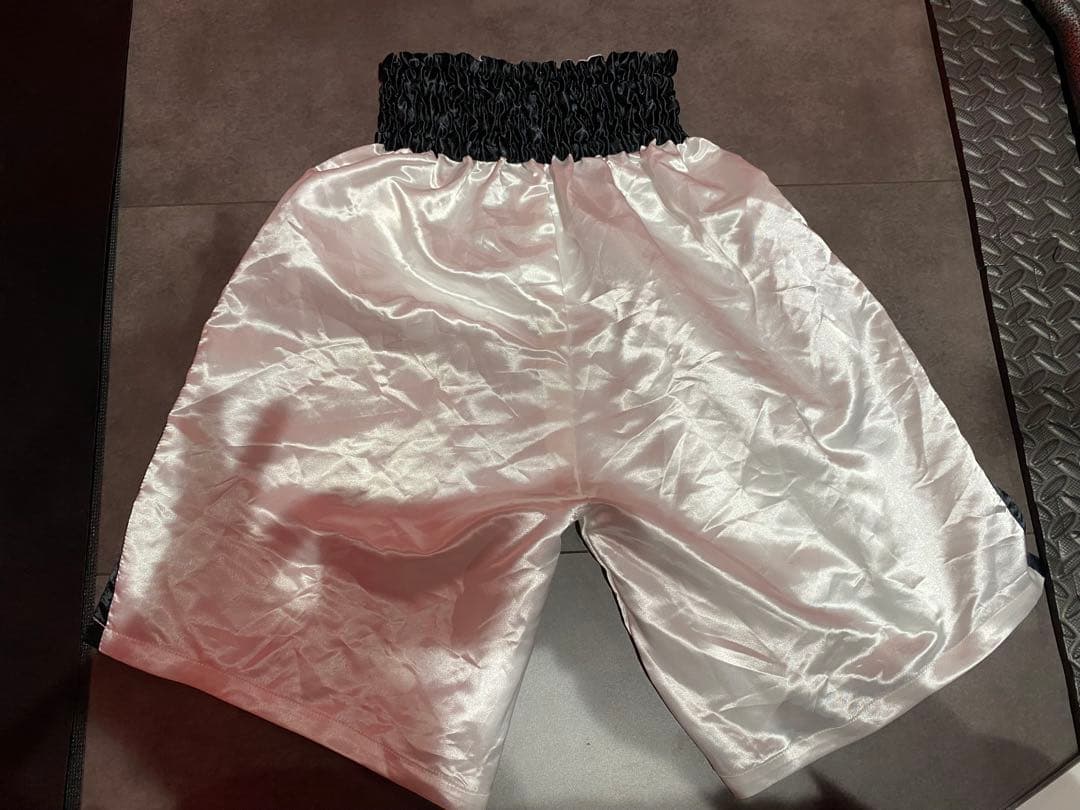 Winning ボクシングトランクス　F5-G ホワイト/ブラック　Lサイズ