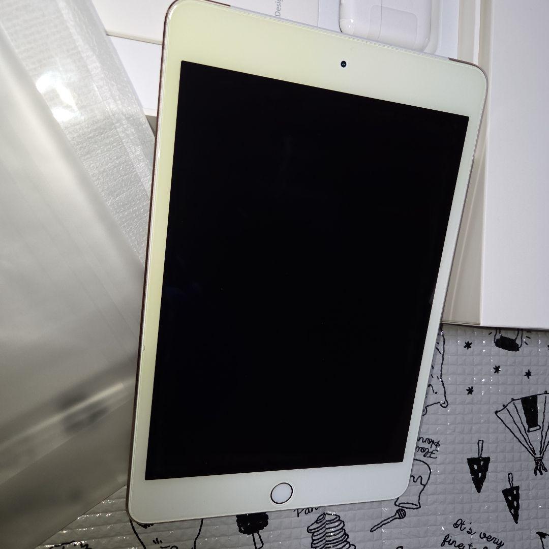 【*極美品*】iPad mini4 セルラー 128GB ゴールド 本体 付属品