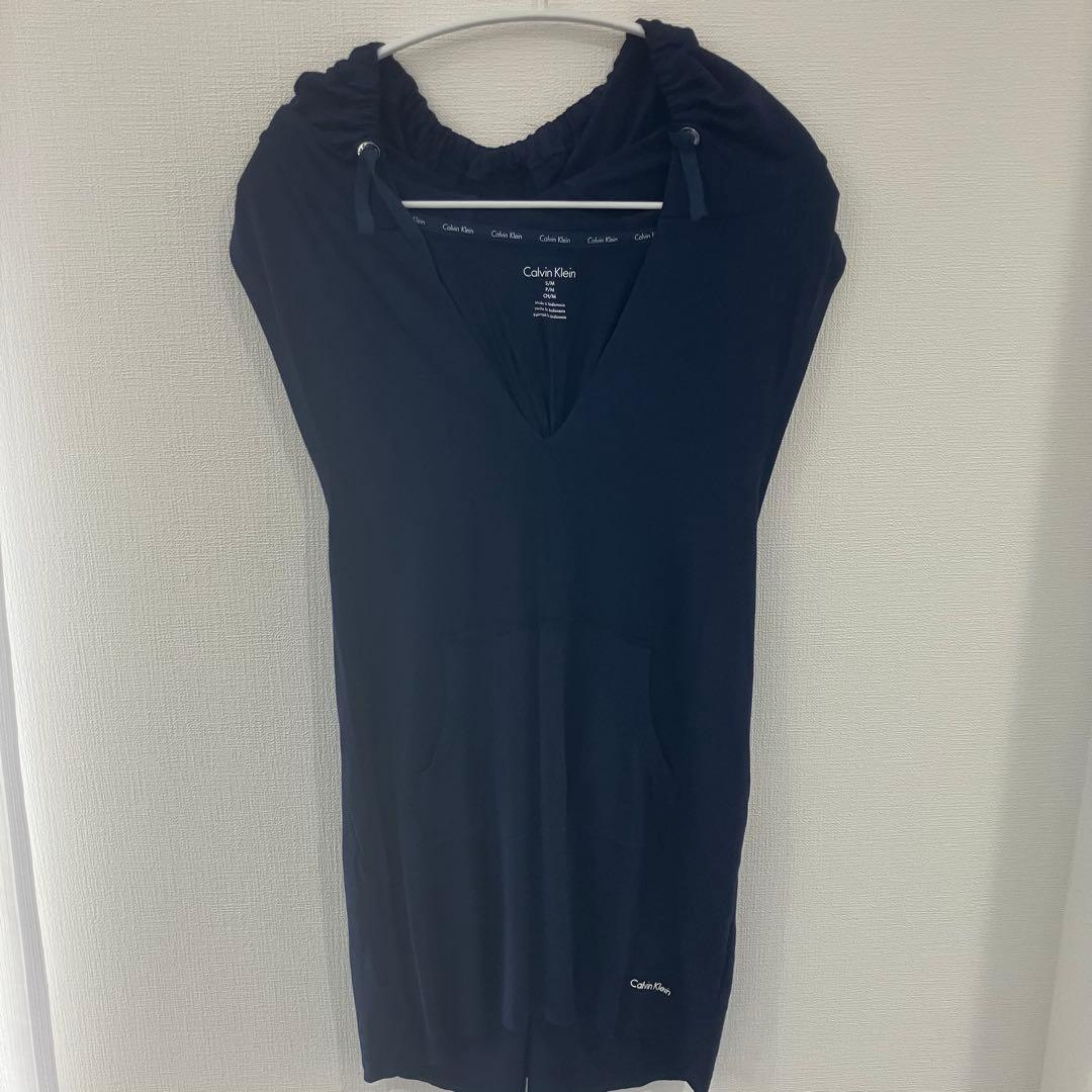 【新品】  ノースリーブ ビーチカバーアップ パーカー