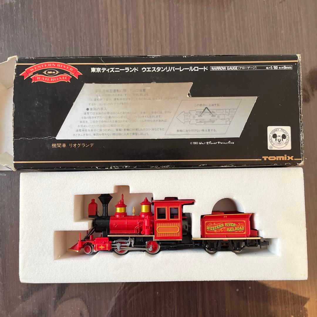 東京ディズニーランドウエスタンリバーレールロード機関車リオグランデ