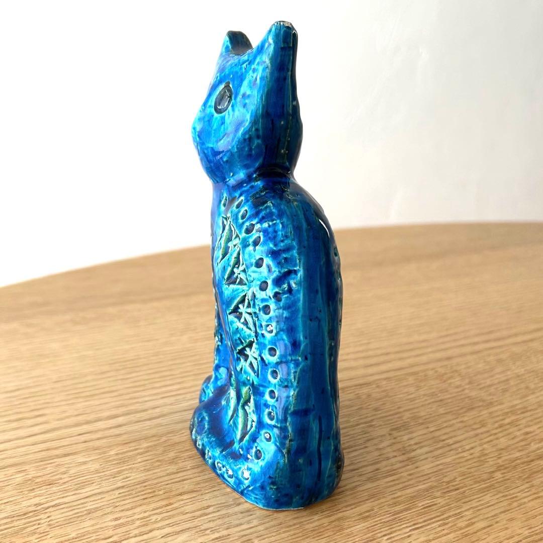 FLAVIA フラビア イタリア リミニブルー 猫 ビトッシ 置物