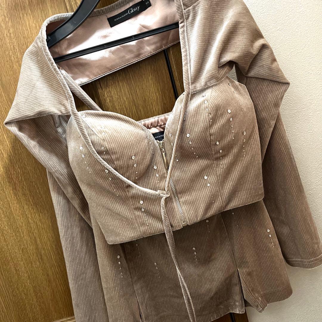 美品　robe de fleurs glossy ドレス