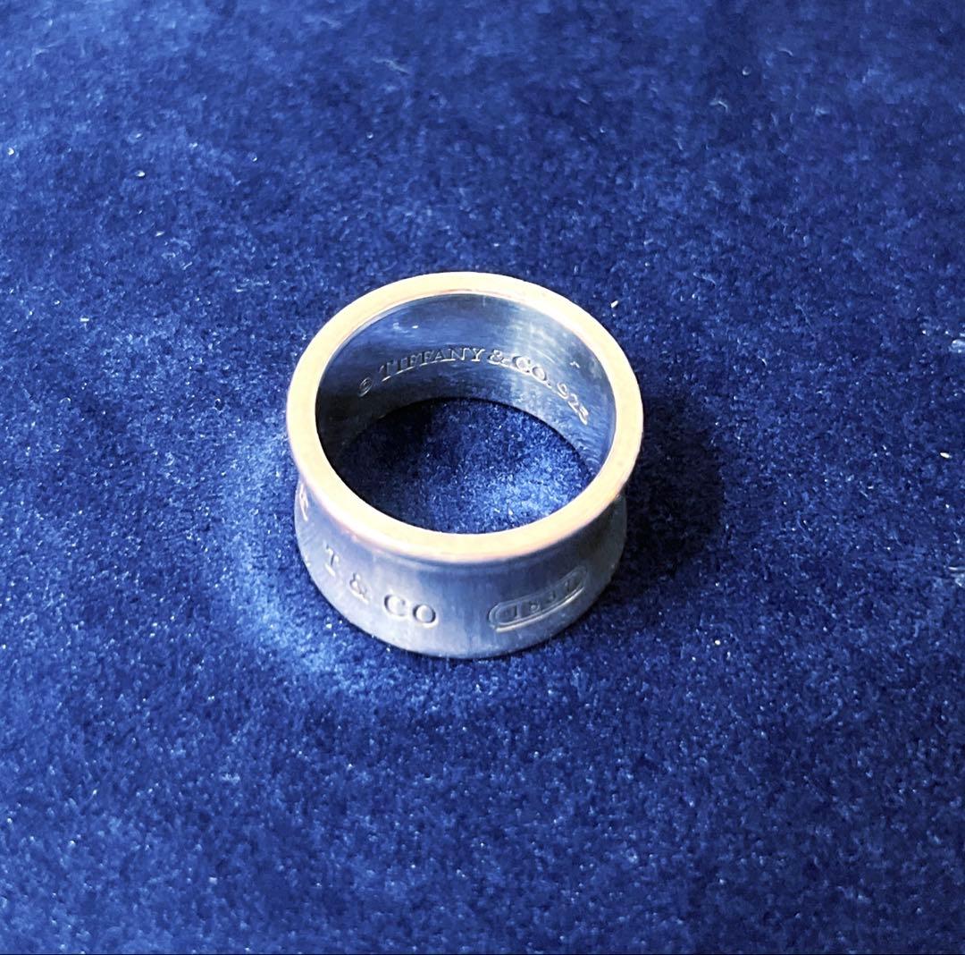 ティファニー 1837 リング ワイド 16号 シルバー925