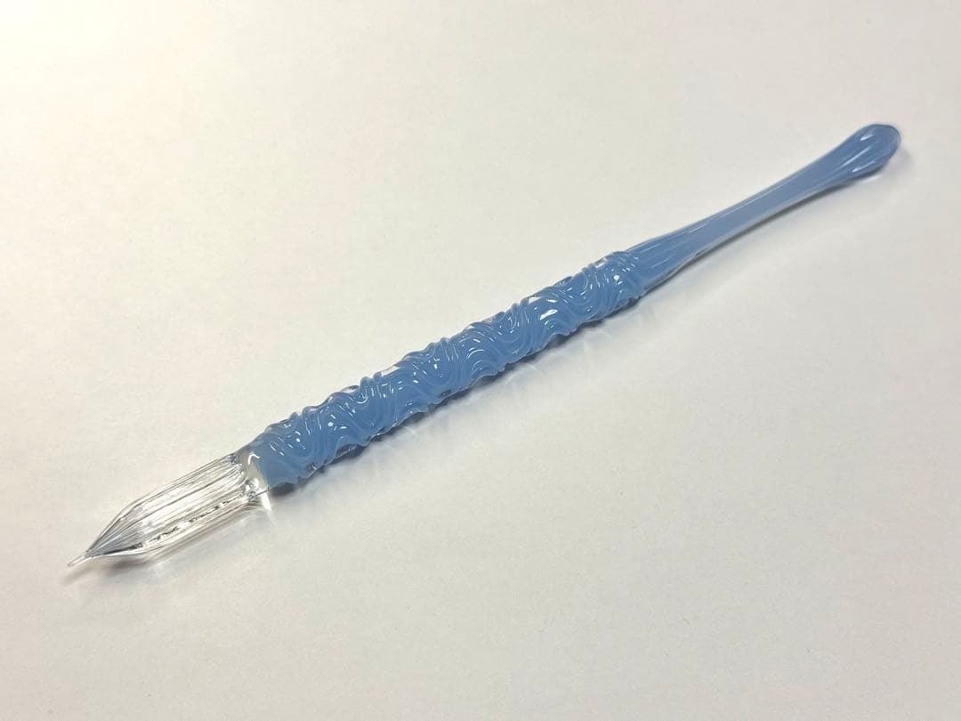 川西硝子◆ガラスペン さざなみイーザー