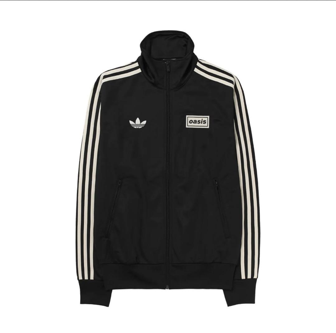 adidas x Oasis ツアー　ファイヤーバード　トップ　黒　未使用　M