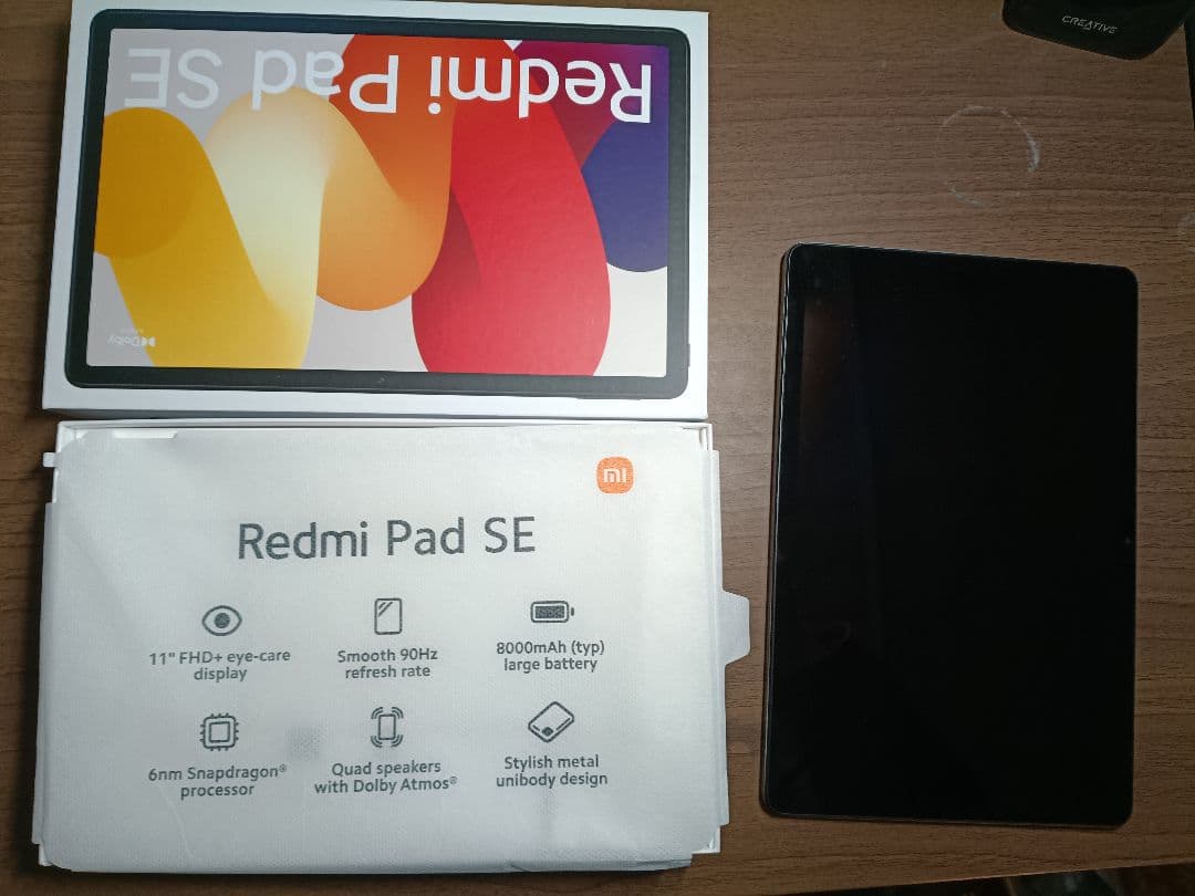 Redmi Pad SE 4GB/128GB 箱付 simトレー訳あり 画面美品