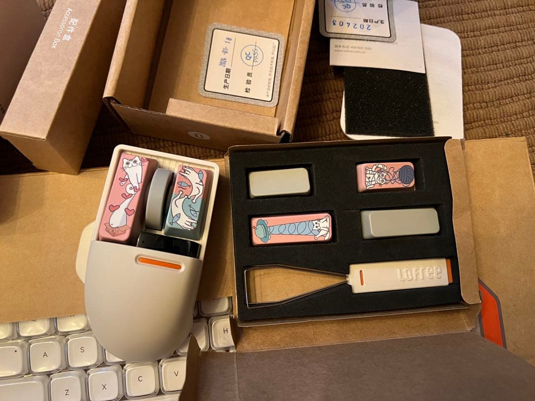 Lofree Touch PBTワイヤレスマウス ＋Dear kitty set