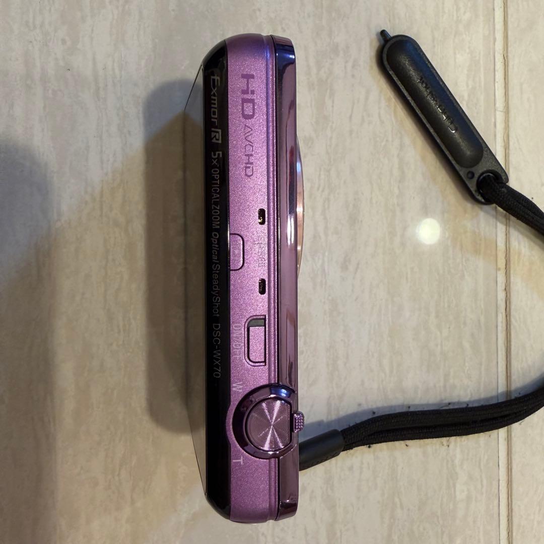 美品！SONY Cyber-shot パープルDSC-WX70 サイバーショット