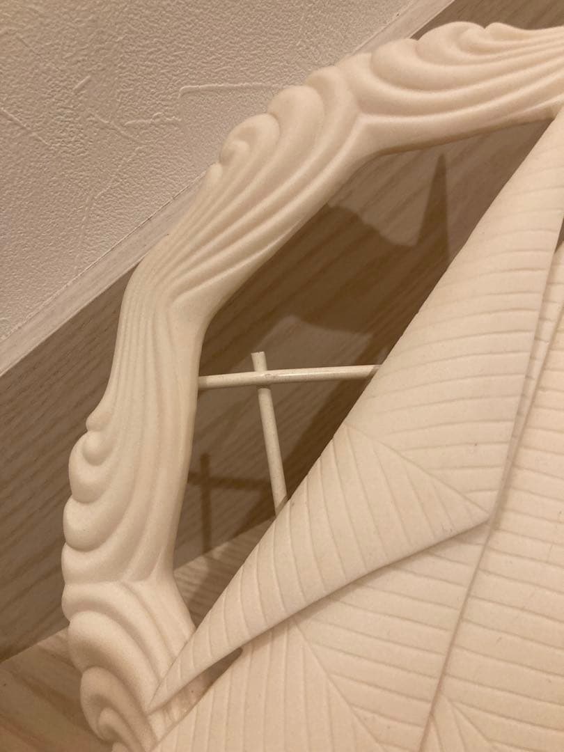 ホワイトクリームカラー　帆船デザイン装飾品