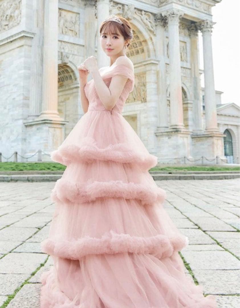 JEAN MACLEAN オフショル　ロングドレス　Mサイズ