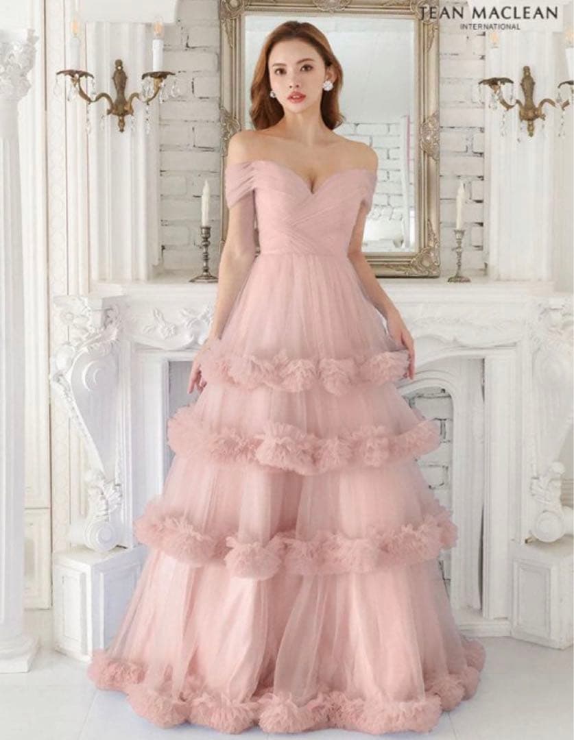 JEAN MACLEAN オフショル　ロングドレス　Mサイズ